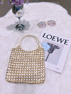 Mini Metallic Evelyne Tote