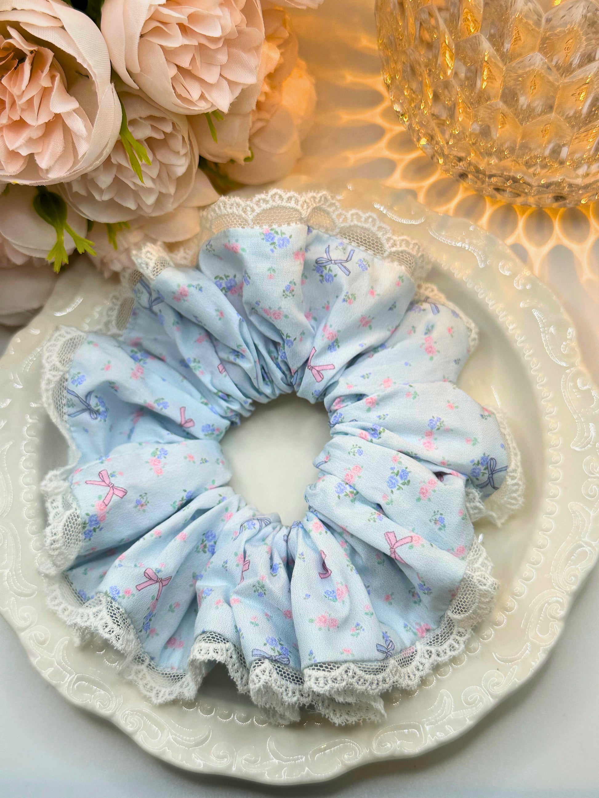 Valentina Lace Scrunchies
