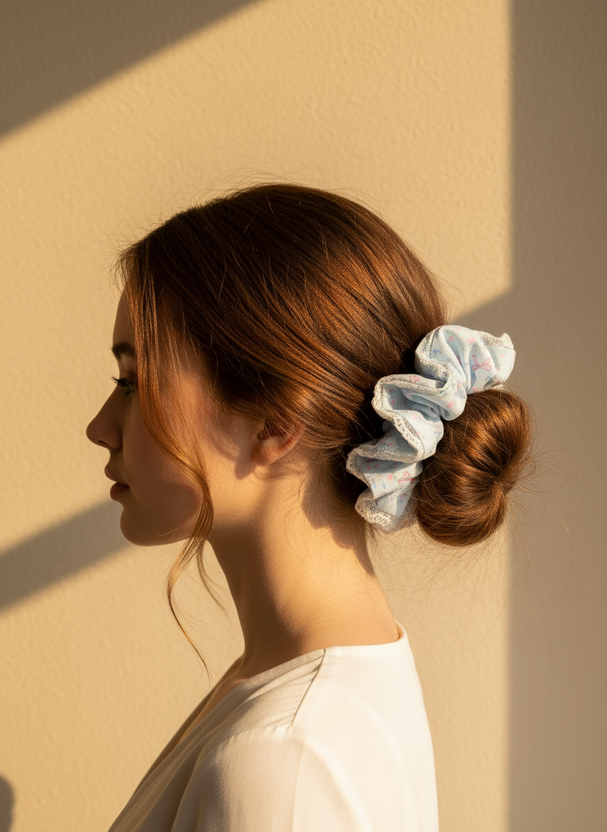 Valentina Lace Scrunchies