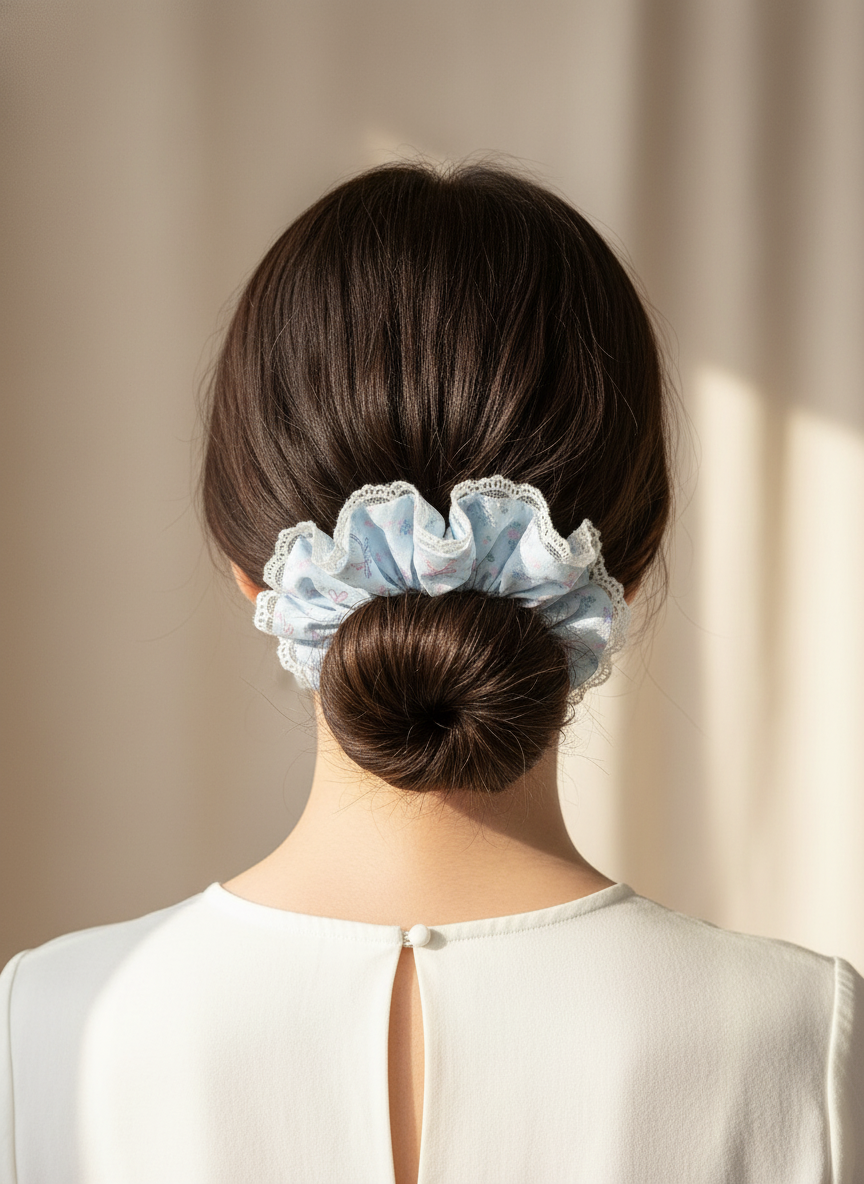 Valentina Lace Scrunchies