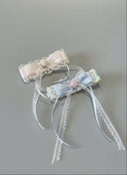 Amelia Fleur Lace Flat Bow