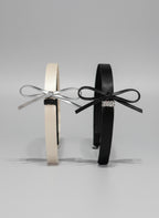 Hepburn Leather Bow Hairband