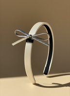 Hepburn Leather Bow Hairband