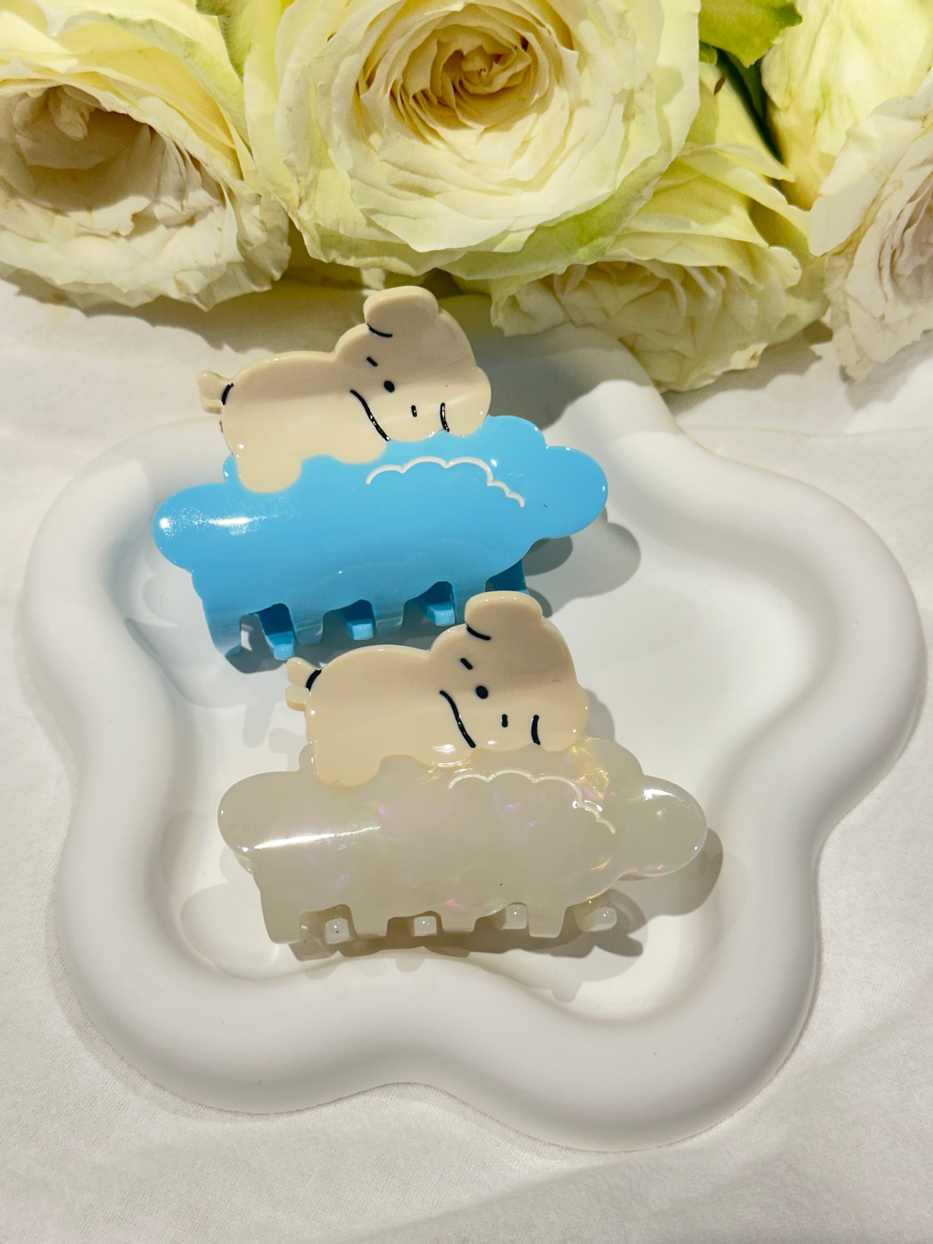 Fluffy Sleepy Dog Hair Claw