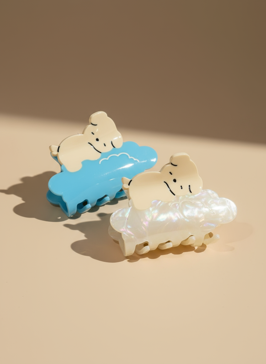 Fluffy Sleepy Dog Hair Claw