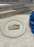 Juliette Organza Crepe Flat Bow