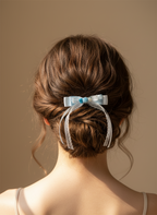 Arima  Aqua Fleur Laced Bow