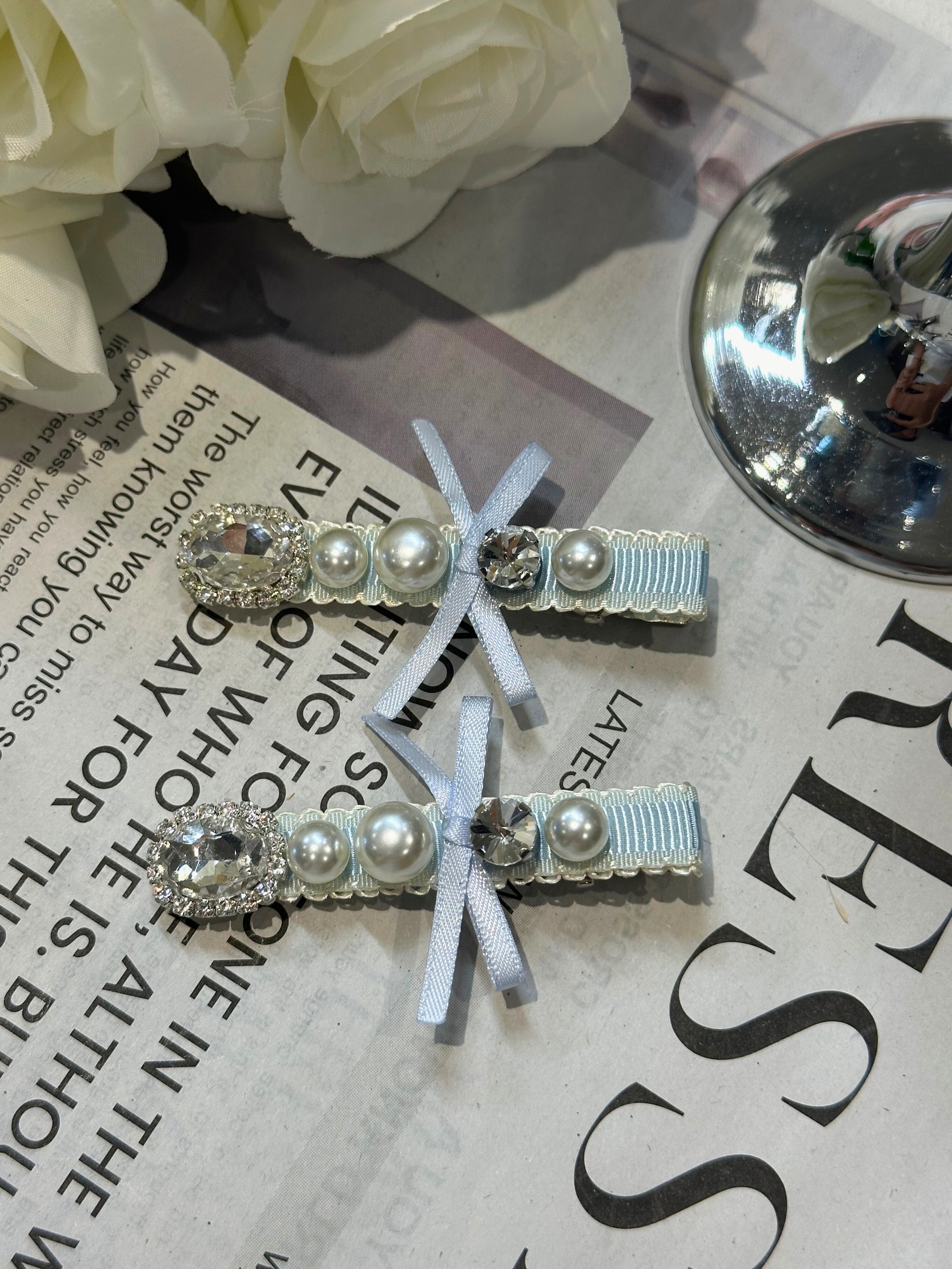 Elsa Ribbon Flat Bow