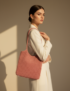 Medium Blush Evelyne Tote