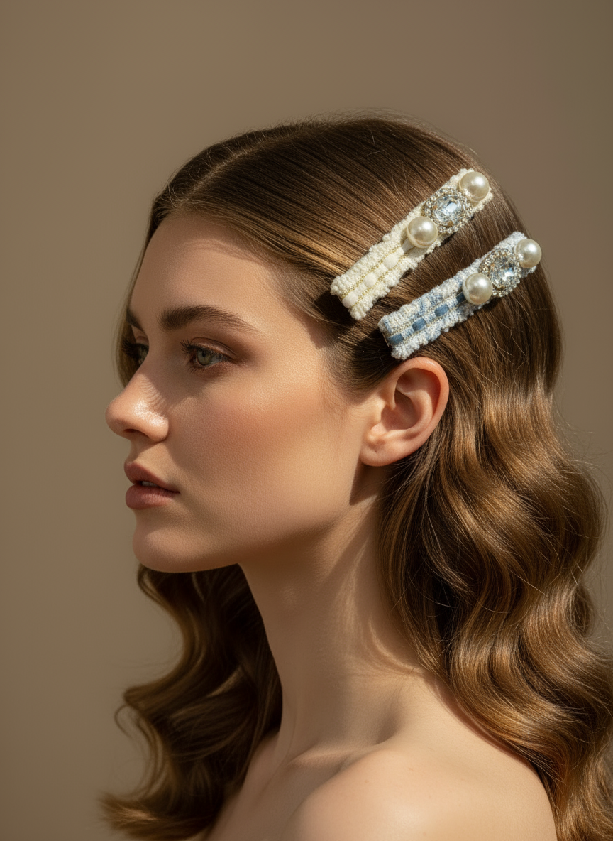 Gabby Tweed Flat Bow