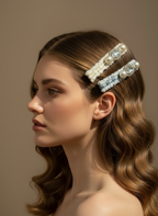 Gabby Tweed Flat Bow