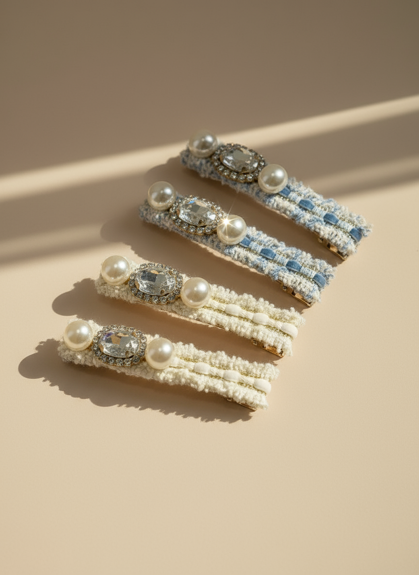 Gabby Tweed Flat Bow