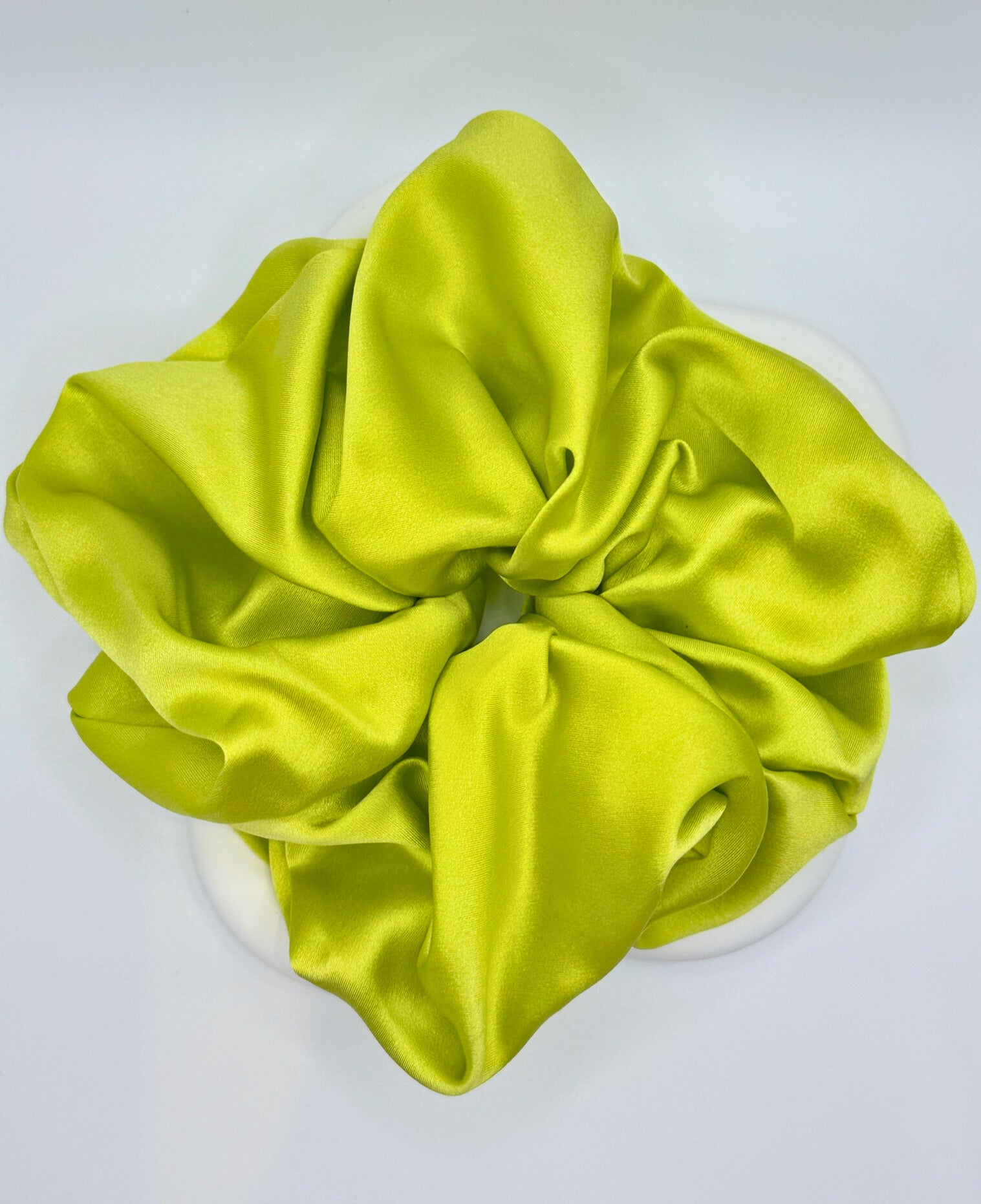 X-Large Dahlia Mulberry Silk Scrunchies