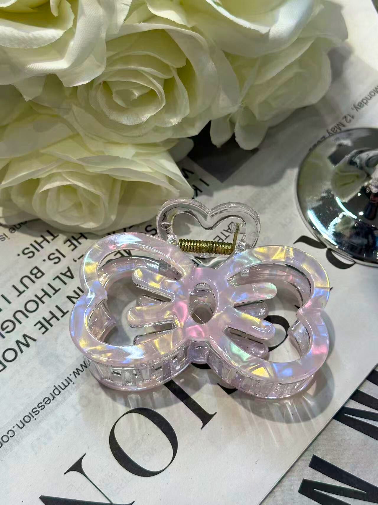 Large Papillon Hair Claw