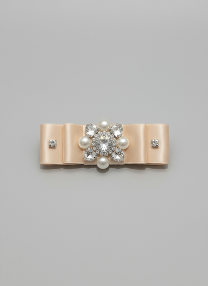 Nœud plat solaire orné de bijoux Penelope