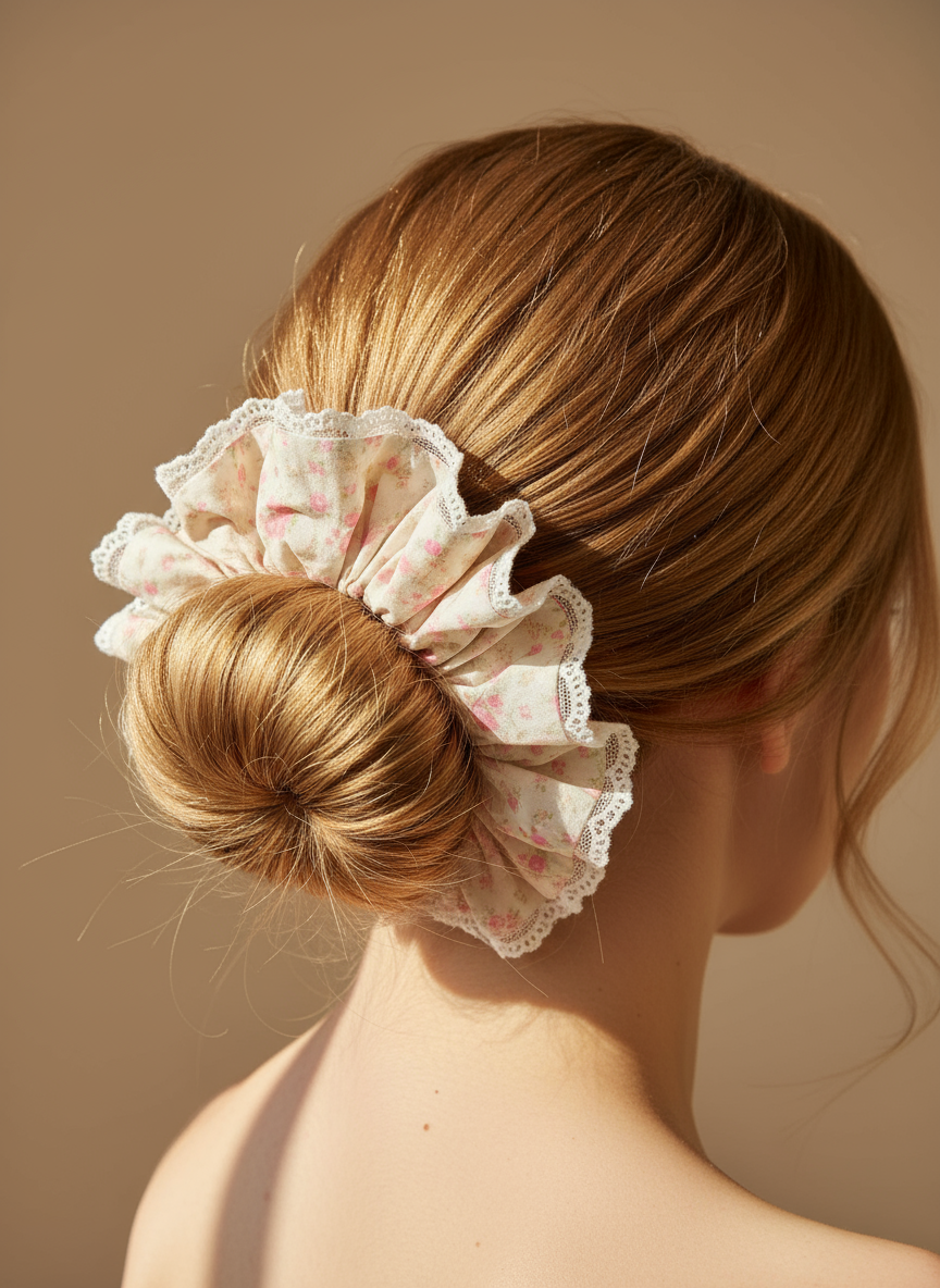 Valentina Lace Scrunchies