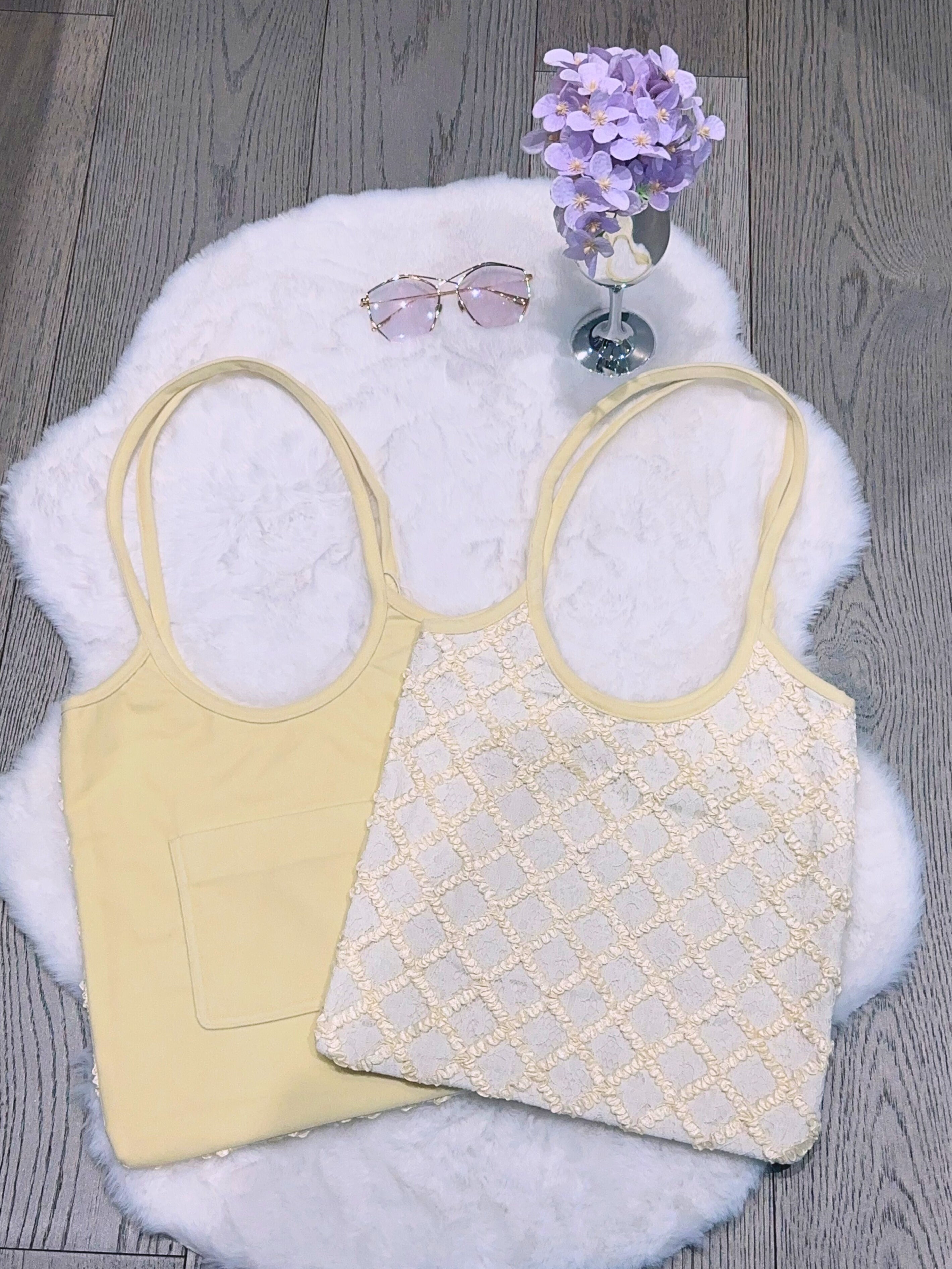 Large Lace Evelyne tote