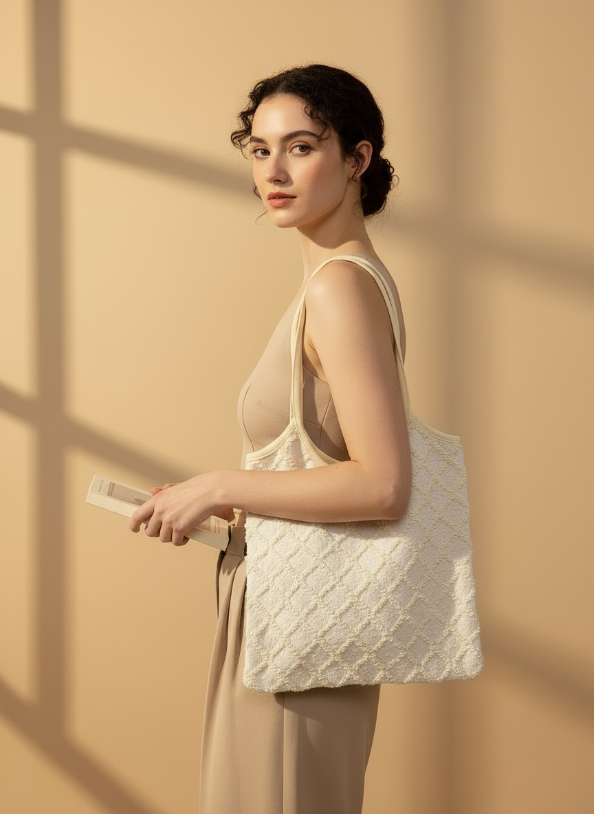 Large Lace Evelyne tote