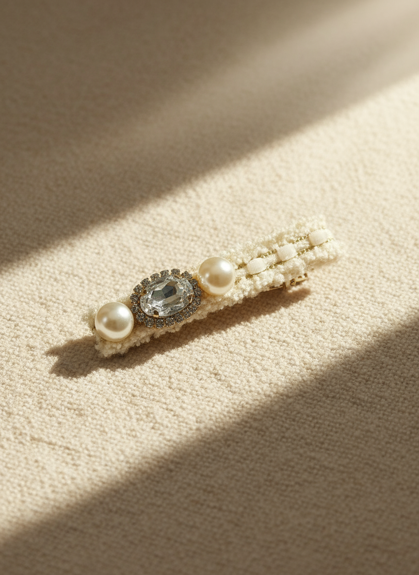 Gabby Tweed Flat Bow