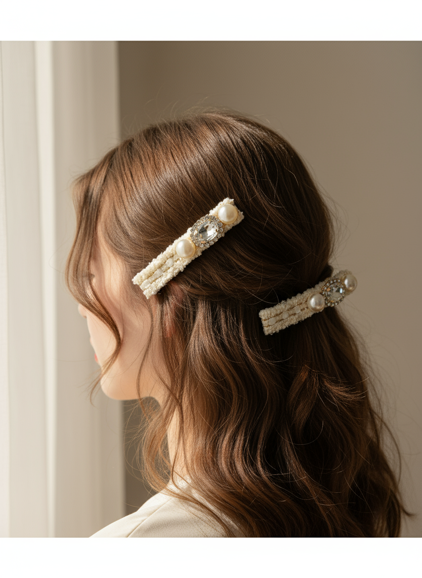 Gabby Tweed Flat Bow