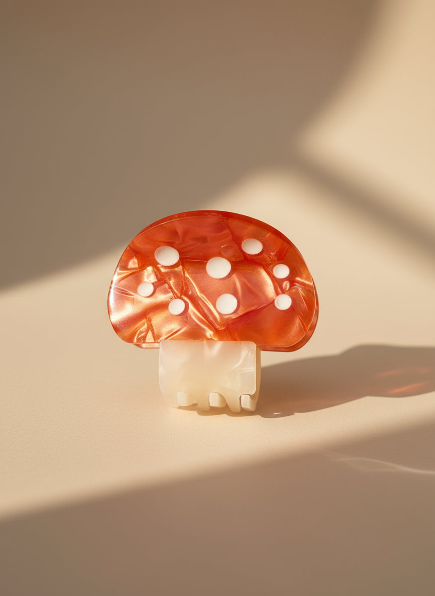 Small Mushroom Hair Claw
