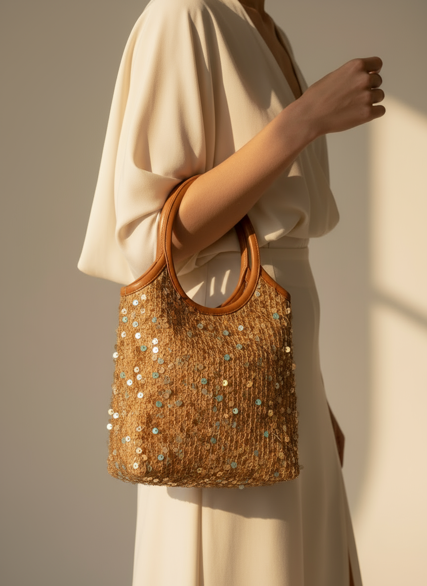 Mini Caramel Evelyne Tote