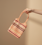 Mini Striped Sequins Evelyne Tote