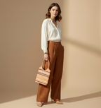 Mini Striped Sequins Evelyne Tote