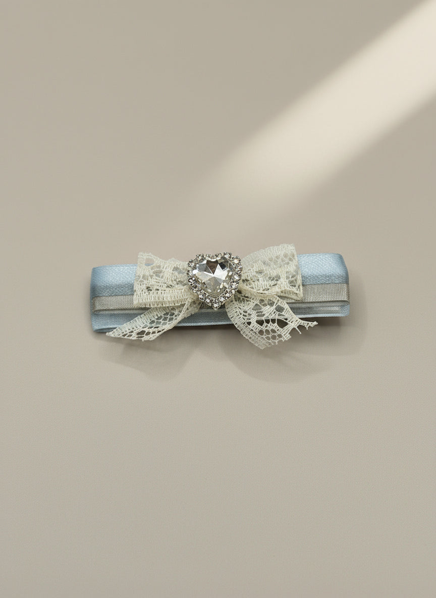 Sammy Laced Heart Hair Clip