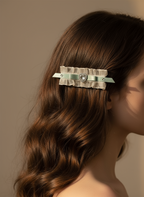 Carrie Organza Heart Flat Bow