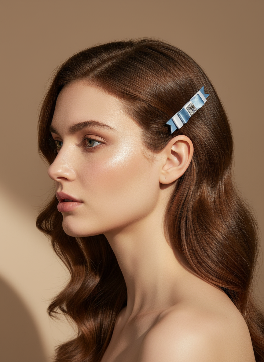 Veronica Colorblock Fat Bow