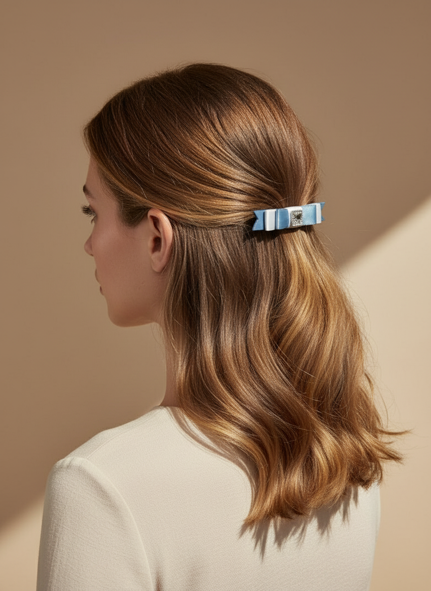 Veronica Colorblock Fat Bow