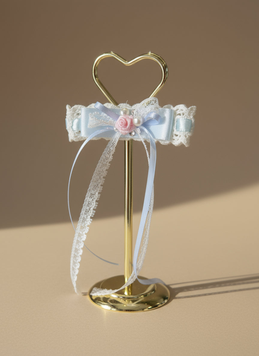 Amelia Fleur Lace Flat Bow