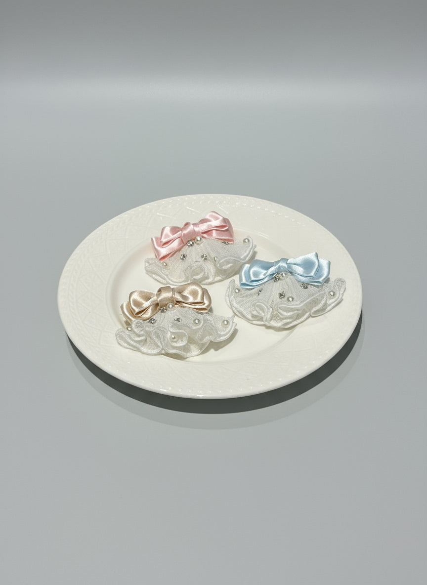 Cleo Bejewelled Lace Sailor Bow