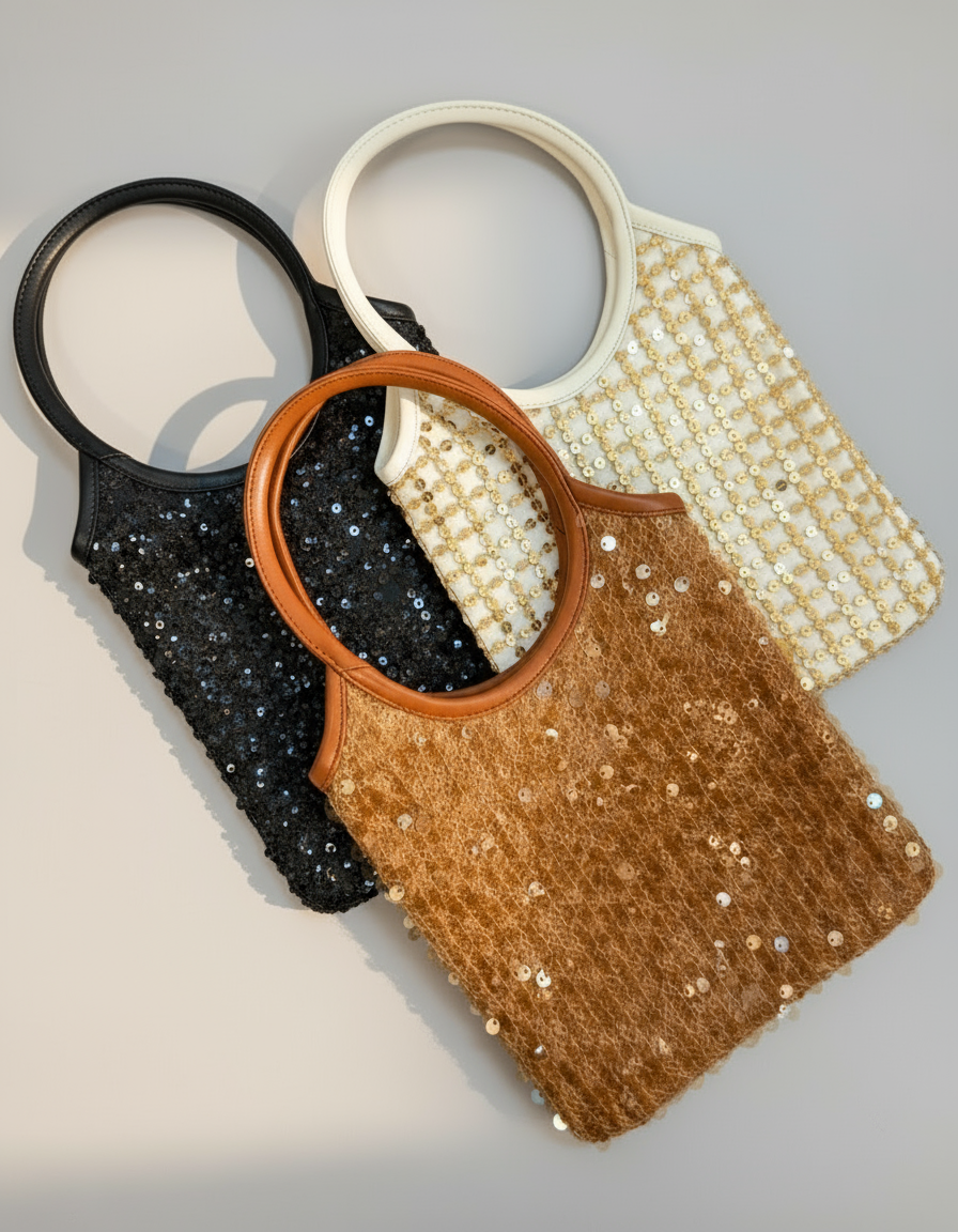 Mini Metallic Evelyne Tote