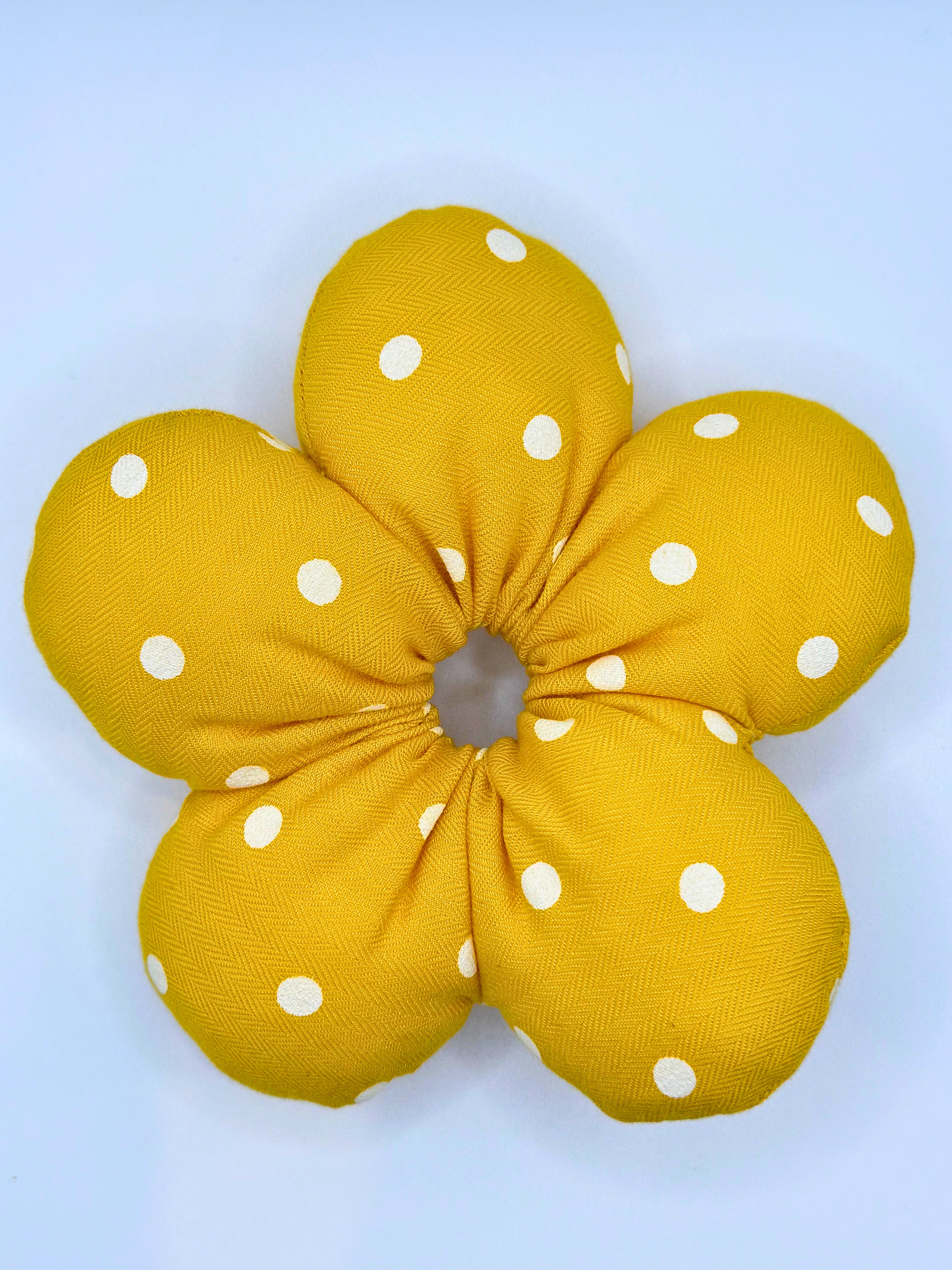 Poppy Flower Scrunchies