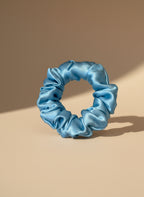 Small Dahlia Mulberry Silk Scrunchies