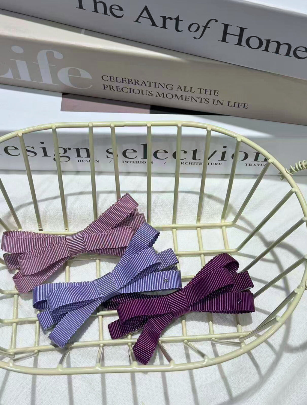 Tri-color Hair Clips Combo