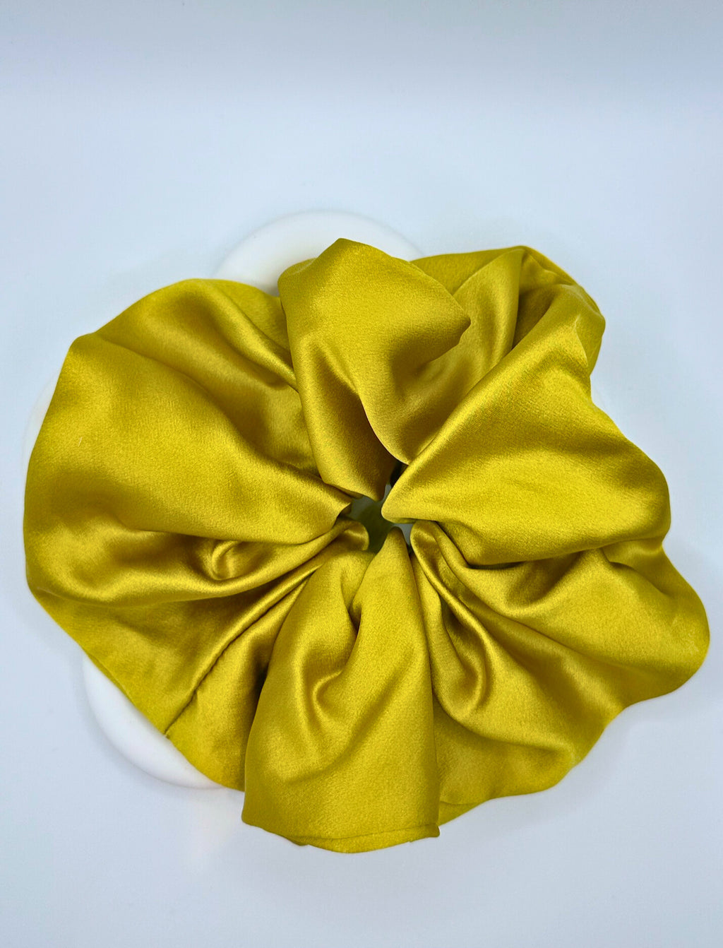 X-Large Dahlia Mulberry Silk Scrunchies
