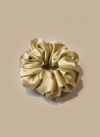 Medium Dahlia Mulberry Silk Scrunchies