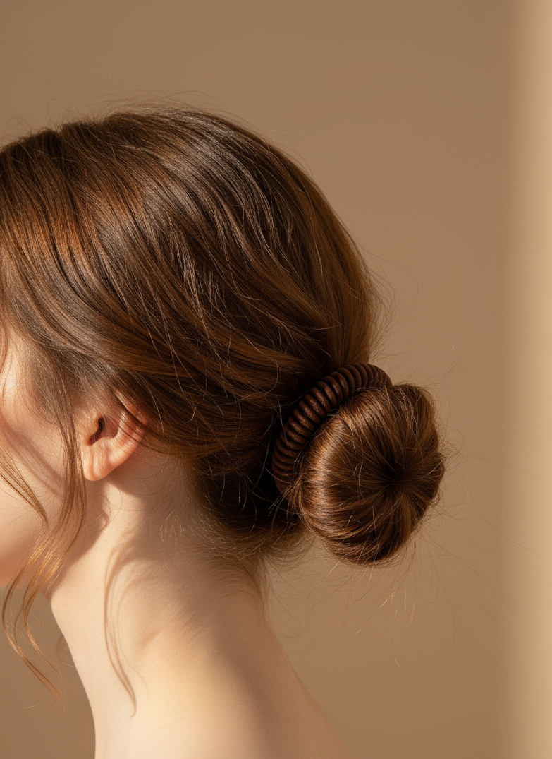 XS Dahlia mulberry Silk Scrunchies