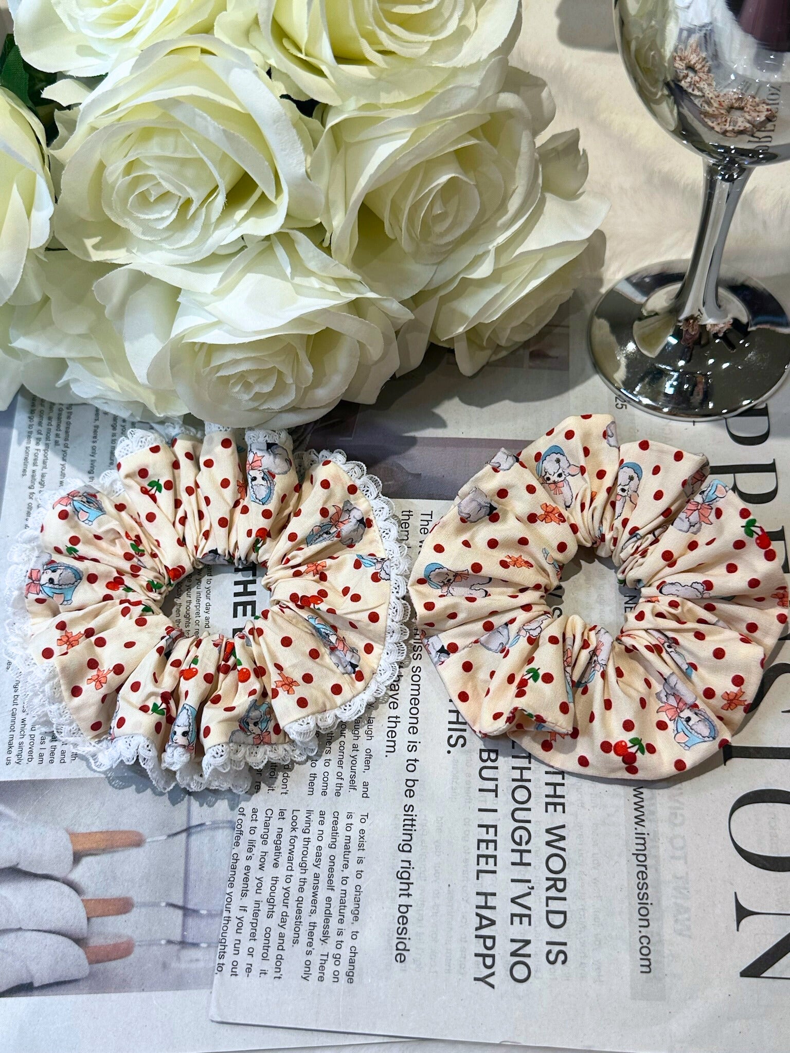 Valentina Cotton Scrunchies
