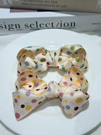 Bernice Medium Polka Bow Clip