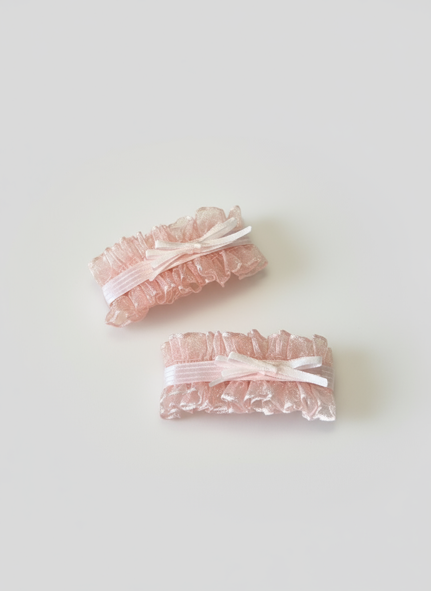 Lilian Crepe Organza Flat Bow