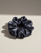 X-Large Dahlia Mulberry Silk Scrunchies