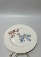 Eugenia Layered Bedazzled Flat Bow