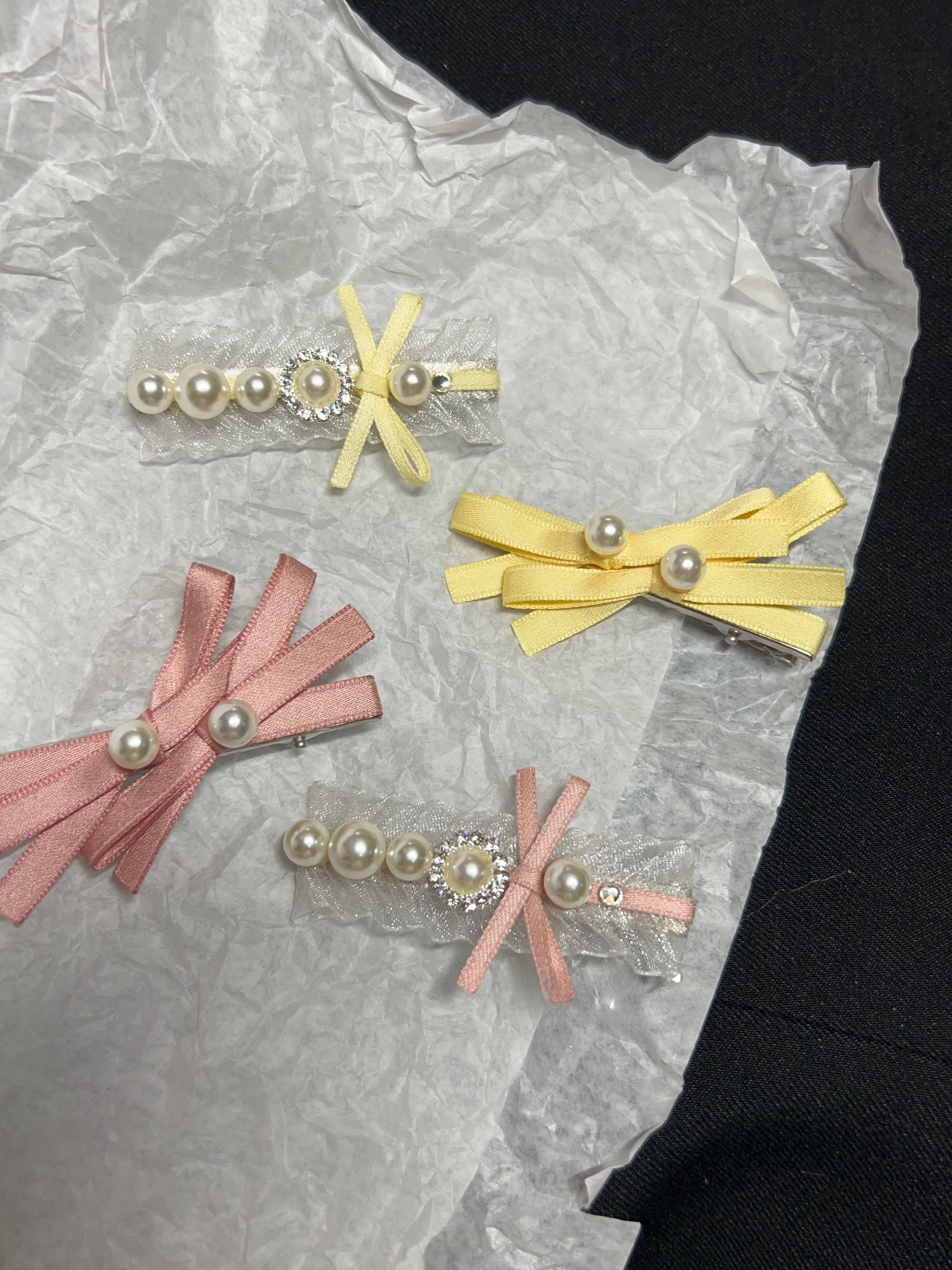 Felicia Asymmetrical  Hair Clips Combo