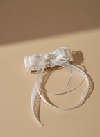 Amelia Fleur Lace Flat Bow