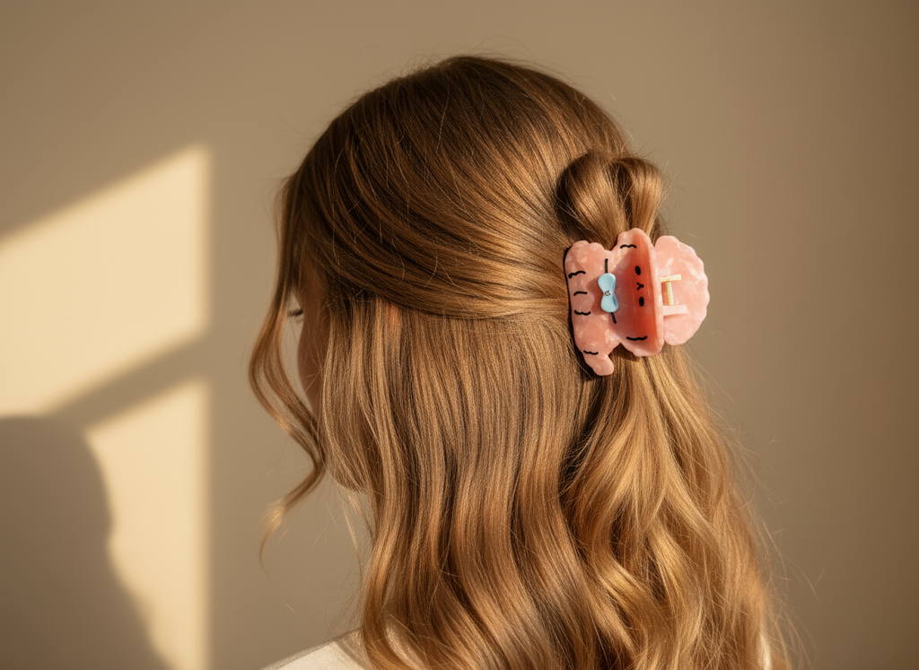 Medium Fluffy Dog Hair Claw