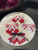 Ruby French-lace  Sailor Bow